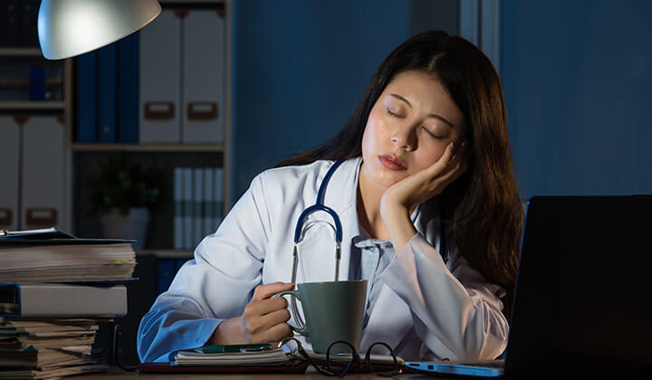 Schlafen nach der Nachtschicht