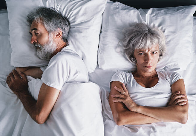 Schlafstörungen im Alter sind keine Seltenheit 